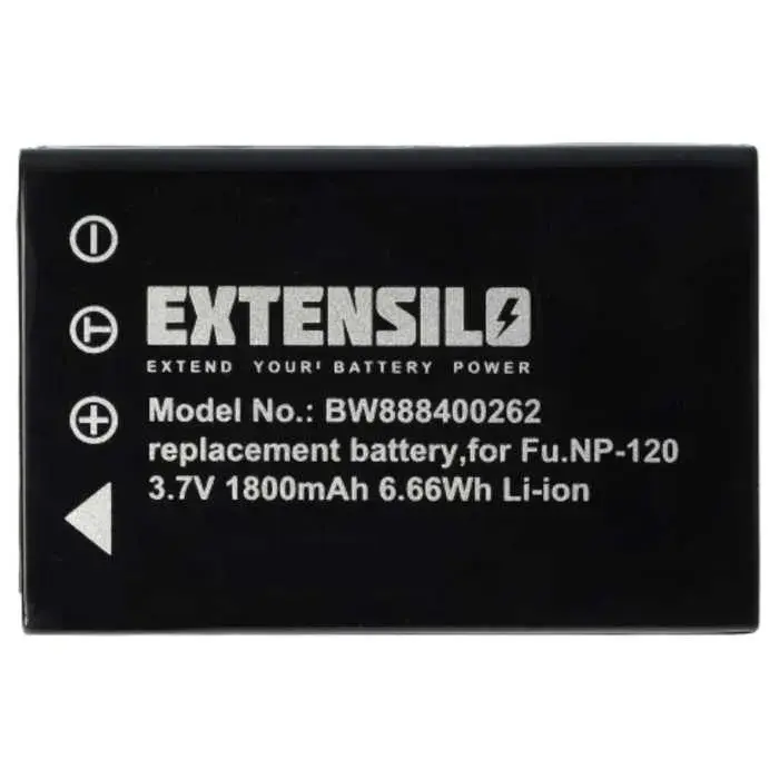 EXTENSILO 2x Batterie compatible avec CAMILEO X100 HD, X100, H30 appareil photo3.webp