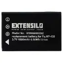 EXTENSILO 2x Batterie compatible avec CAMILEO X100 HD, X100, H30 appareil photo3.webp
