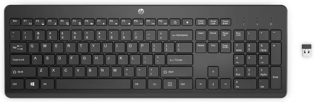 Clavier sans fil HP 230 - AZERTY2.webp