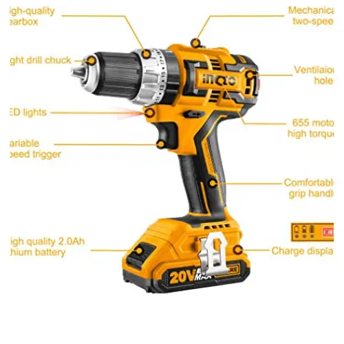 Visseuse Perceuse INGCO 20v3.webp