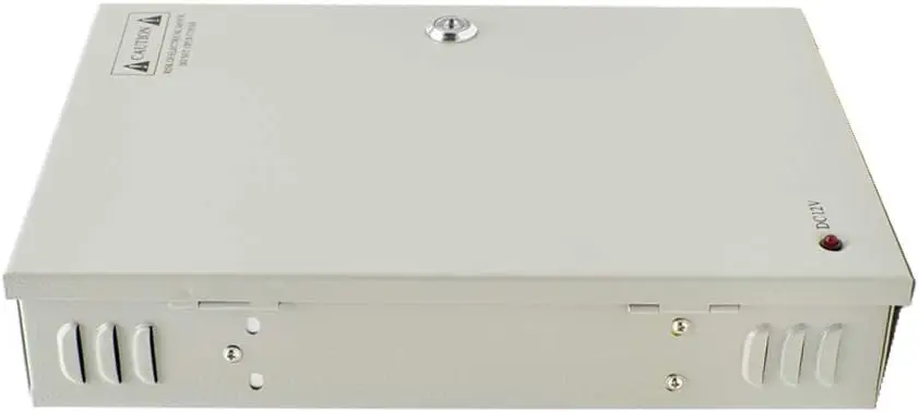 Boîtier Transformateur à Commutation d'Alimentation CCTV 18 Canaux 12V 20A 240W pour Caméra5.webp