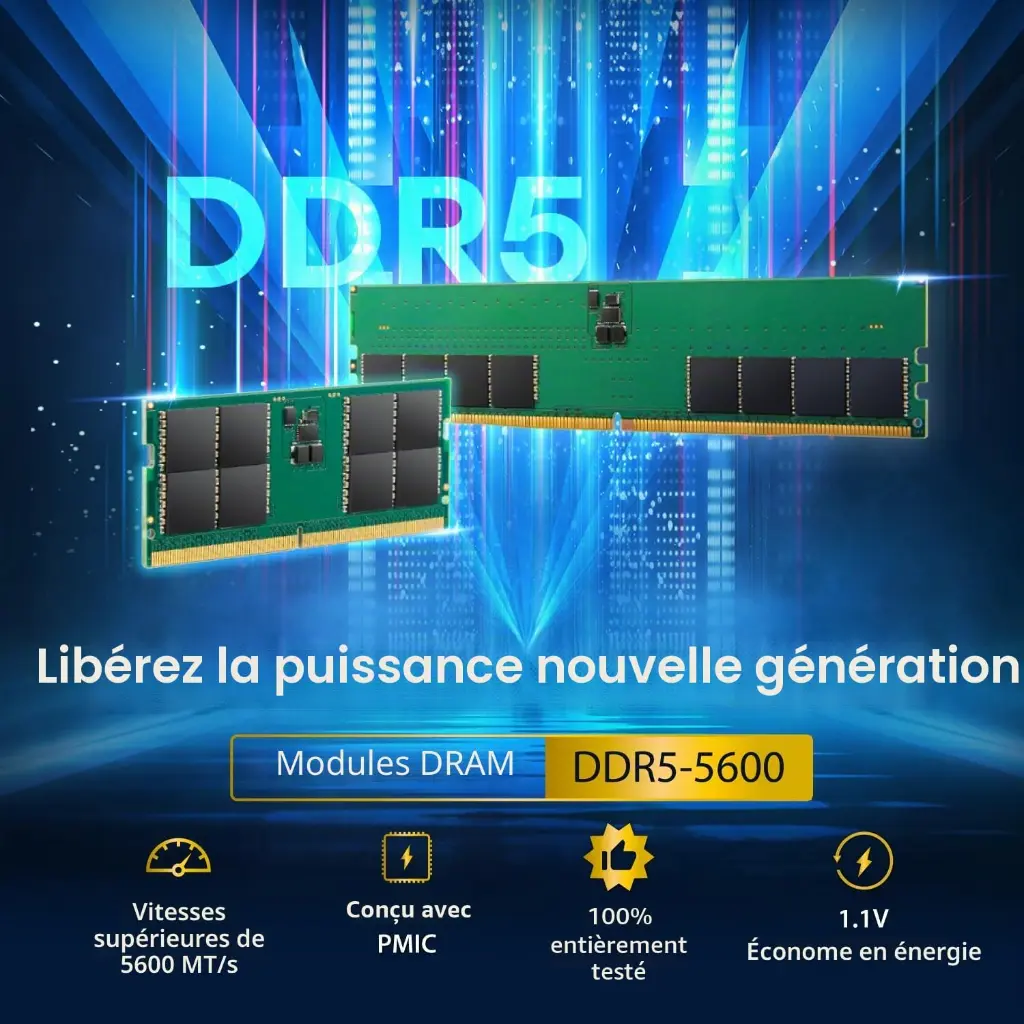 Memoire Vive (RAM) Transcend DDR5 5600GHZ 32 Go bureau3.webp