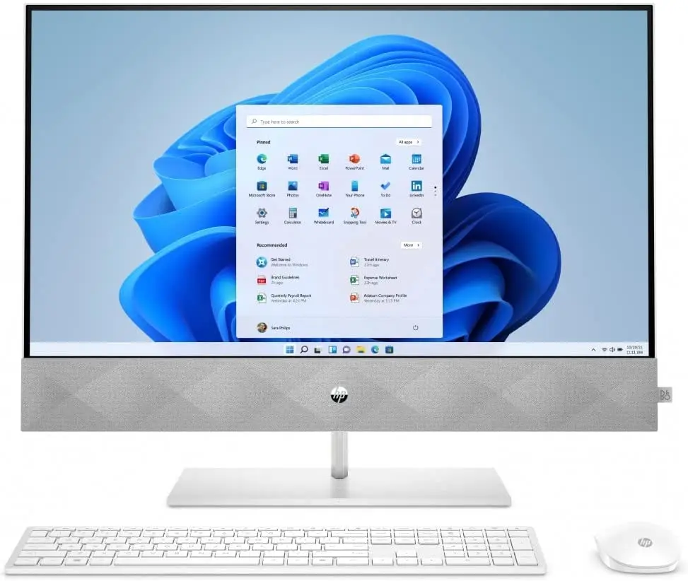 All in One HP 27-Intel Core i5-12ème Gen-8 Go Ram-512Go SSD-4 Graphiques invidia-Windows 10-Ecran 27" Tactille 