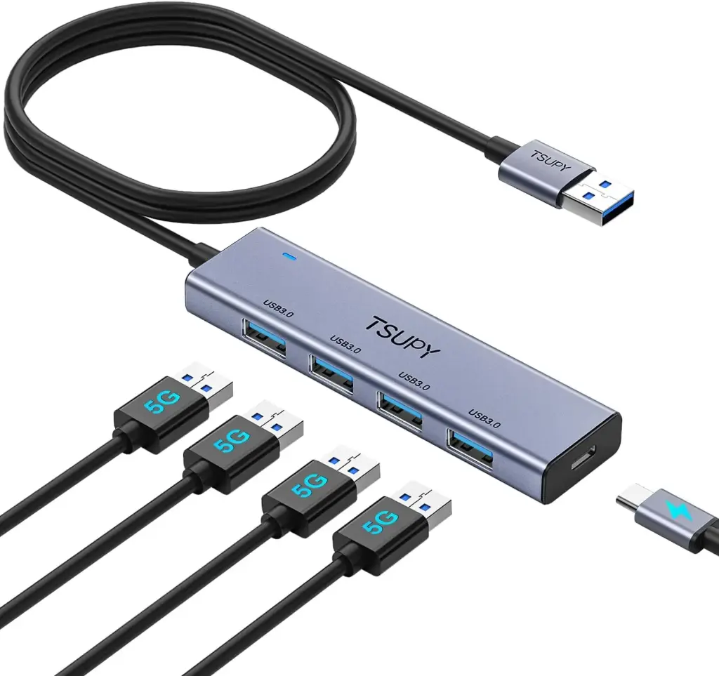 ADAPTATEUR HUB USB TO USB 3,0 5 SORTIES USB