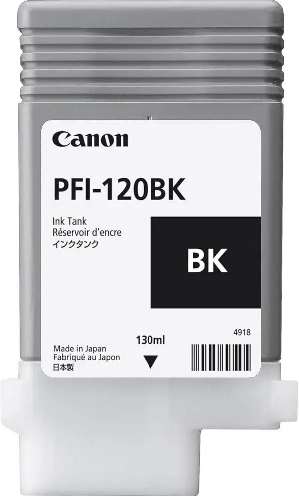 Cartouche d'encre Canon PFI-120BK noir